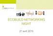 ecobuild Networking Night 2015