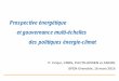Prospective énergétique et gouvernance multi-échelles des politiques énergie-climat