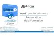 Alphorm.com Formation Drupal 7 pour les utilisateurs