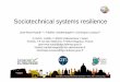 Sociotechnical systems resilience