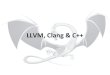 LLVM, clang & c++