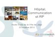 Relations publiques et hôpitaux