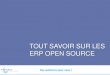 Tout savoir sur les ERP Open Source