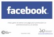 Créer, paramétrer et gérer une page facebook (niveau basique)