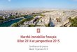 Marché immobilier français : Bilan 2014 et perspectives 2015 (COPYRIGHT © MeilleursAgents 2015)