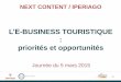 Plénière   enjeux et tendances de l'ebusiness touristique