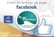 Atelier "Créer et animer sa page Facebook"