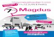 Magdus Outlet event, June 11 & 12 in Paris : Final program