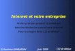 Internet a ses debuts Un atelier de la CCI de Melun en 1999