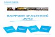 UNAFORIS Rapport d'activit© 2012