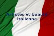 Artistes et beauté italienne (3)