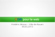 #nwxtech6 Frédéric Bisson - SVG pour le web