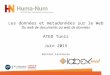 ATED 2015 - Données numériques et Mémoire par Nicolas Larrousse (Huma-Num)