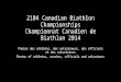 2014 Canadian Biathlon Championships • Charlo New Brunswick | Welcome