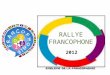 Rallye francophone 2012
