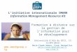 IMARK : initiative internationale d’apprentissage numérique sur la gestion de l’information pour le développement
