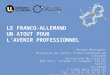 LE FRANCO-ALLEMAND : UN ATOUT POUR L’AVENIR PROFESSIONNEL
