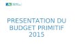 Région Aquitaine, présentation du budget primitif 2015