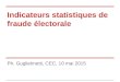 Indicateurs statistiques de fraude électorale