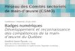 Badges numériques - Développement et reconnaissance des compétences de la main-d’œuvre du Québec