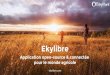 Présentation de l'application Ekylibre