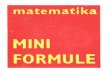 Matematika - Mini Formule