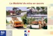 Matériel de Mise en Oeuvre Des Enduits Superficiels Par François MAURICE CETE NC - SEMR