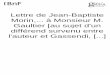 Lettre de Jean-Baptiste Morin,... à Monsieur M. Gaultier Au Sujet d'Un Différend Survenu Entre l'Auteur Et Gassendi