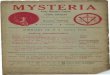 Mysteria août 1913