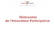 Le Referentiel de l'Innovation Participative
