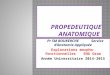 02 Propedeutique Anatomique2014 15