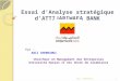 Analyse Stratégique d’Attijariwafa Bank