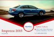 Subaru Impreza 4 portes 2015 à Québec - Un véhicule avec traction intégrale