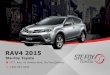 Toyota RAV4 2015 - Caractéristiques, prix, garantie