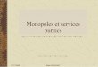 Monopole Service Public