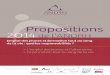 Propositions  ANDRH 2014