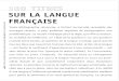 100 Titres Sur La Langue Française