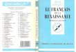 Huchon, Mireille - Le français de la Renaissance (Que sais-je)