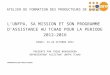 Présentation: "L’UNFPA, SA MISSION ET SON PROGRAMME D’ASSISTANCE AU TCHAD POUR LA PERIODE 2012-2016" (Octobre 2012)