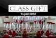 Présentation Class Gift 2012