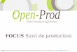Open-Prod : Focus Suivi de production