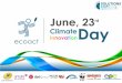 Climate Talks: Damien Boyer, Manager - Nash Tec on Climate Innovation Day (June 23rd 2015)