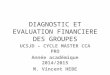Diagnostic Evaluation Financiere Groupes 2014 2015