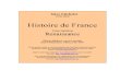 Michelet,Jules - Histoire de France - Tome 7 Renaissance (Uqac)