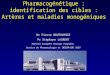 Pharmacogénétique : identification des cibles : Artères et maladies monogéniques Dr Pierre BOUTOUYRIE Pr Stéphane LAURENT Hôpital Européen Georges Pompidou