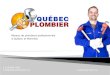 Québec Plombier: soumissions rapides et locales