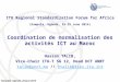 Coordination de normalisation des activités ICT au Maroc