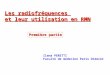 Les radiofréquences  et leur utilisation en RMN