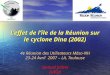 L’effet de l’île de la Réunion sur le cyclone Dina (2002)