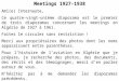 Meetings 1927-1938 Ami(e) Internaute,